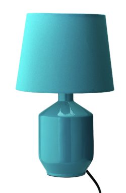 ColourMatch Ceramic Table Lamp - Teal